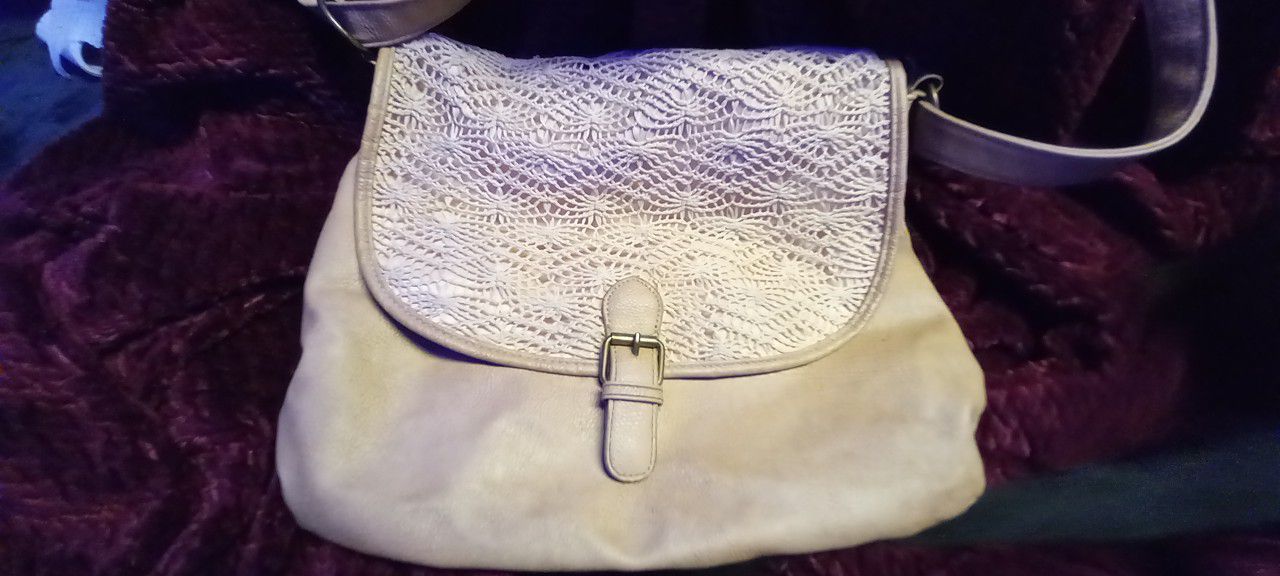 Leather Crossover Purse