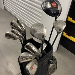 Full Set Of Callaway Golf Clubs And bag.