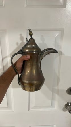 Brass Arabic Dallah Coffee Pot
