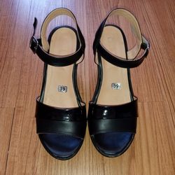 Black 4" Heels - Size 8