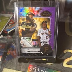 2022 Topps Gold Label Oneil Cruz Class 1 Purple Rookie RC 26/35 Pirates