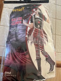 Spirit Killer Clown Halloween Costume Child Medium