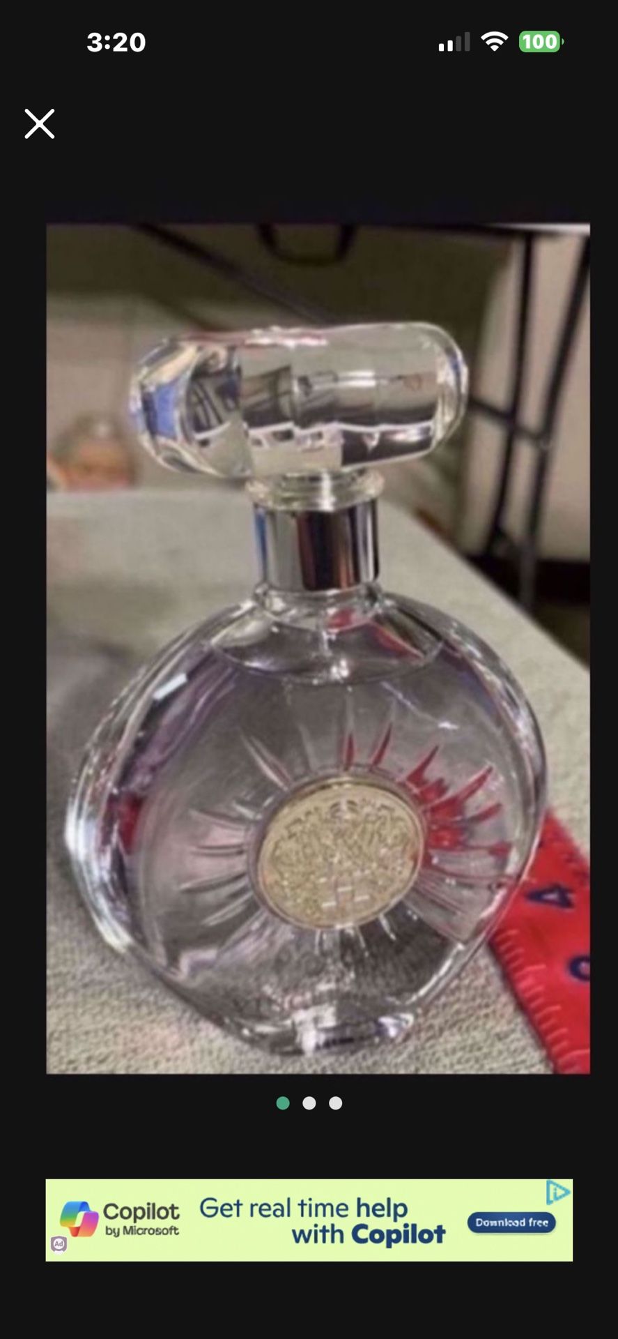 CA. VINCE CAMUTO. FEMME. EAU DE PARFUM SPRAY. 3.4 OZ.