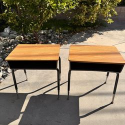 Vintage student desk