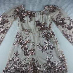 Fashion Women Romper With Sequins 