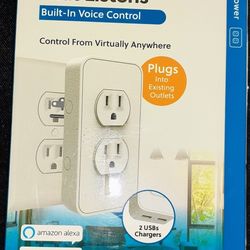 New Snap-On Smart Power Outlet That Listens  Amazon/Google Cash