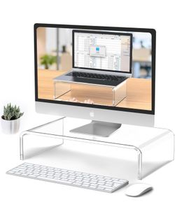 Acrylic Monitor Stand, New in Box