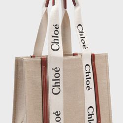 Chloe Medium  Tote bag In Linen