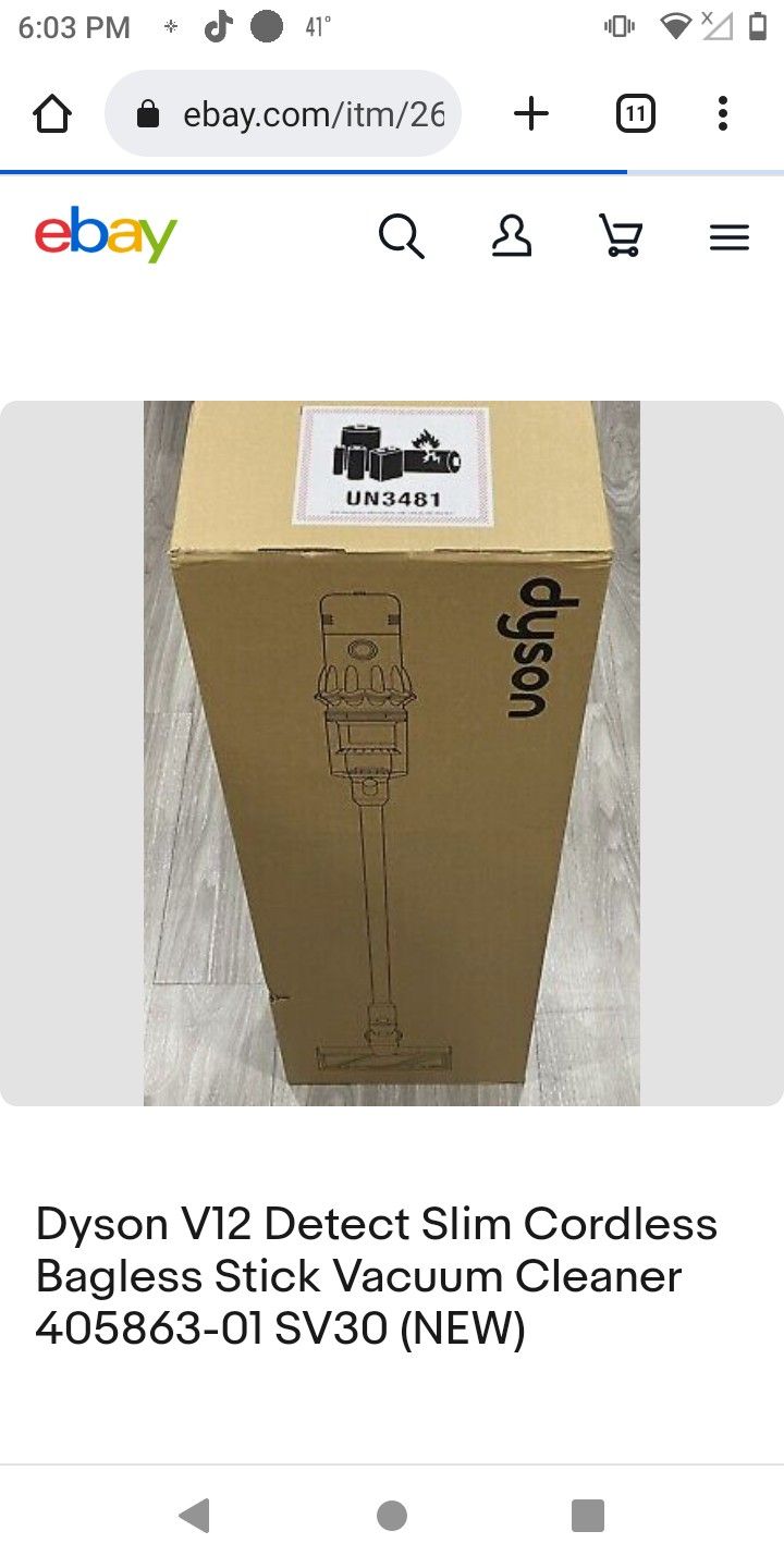 New Dyson V12 Brand New Never Used....Still in box 