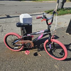 Kids Bike BMX Sparkles,18", Hand And Foot Brakes,  4-10 Years, Very Good Condition 