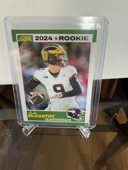 Jj Mccarthy Score Rookie Card