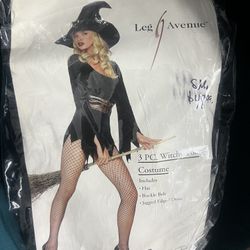 Sexy Witch Costume  Size Small