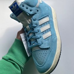 Adidas Centennial 85 High 'Preloved Blue' Chalk White Men's sz 7.5 NEW NO BOX! 