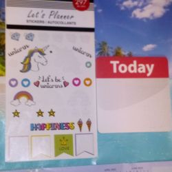 Stickers & Note Pad