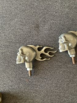 Flaming Skull Cast Ornament
