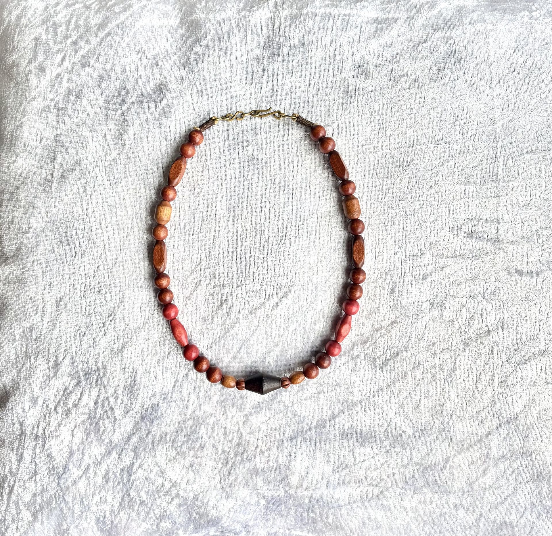 Wooden Vintage Necklace