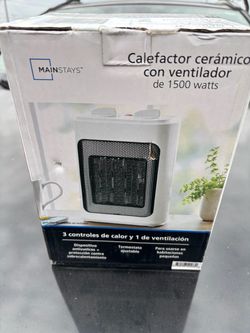 Fan forced heater
