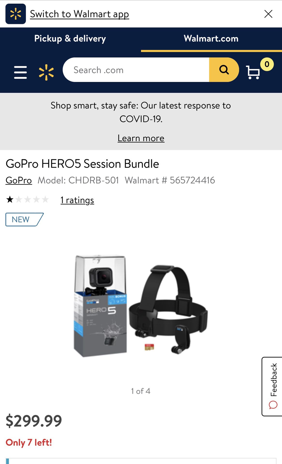 Gopro Hero 5 session WITH accessories