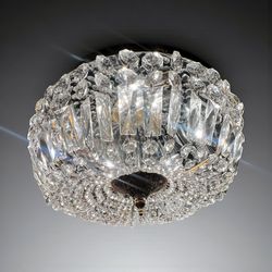 Maytoni Basfor Flush Mount Crystal Ceiling Lamp 