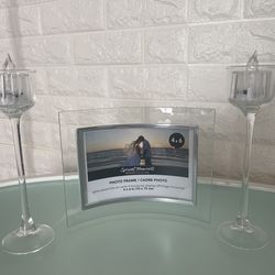 Special Moments 4x6 Photo Frame with Candle Holders