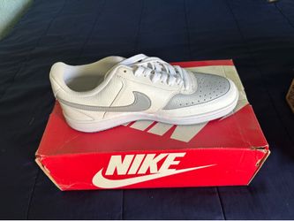 Nike court vision grey 1s