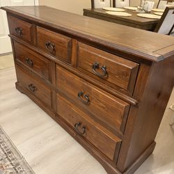 Wood dresser 