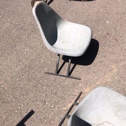  Fishing chairs for 2-man boat.