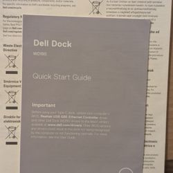 Dell WD19S  Docking Station with 180W AC Power Adapter Brand New!