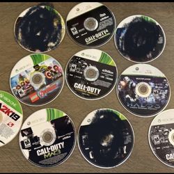 Xbox 360 Games no Cases $5 Each 