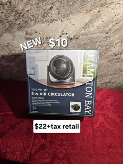 New Hampton Bay air circulator $22+tax retail