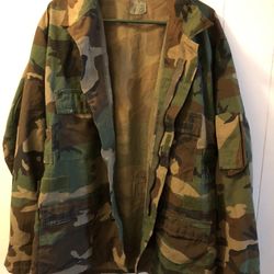 Army Camouflage Jacket Size Extra Large 