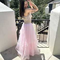 PINK PROM DRESS