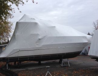 Winterizing and Wrap options protecting your boats for the winter season.