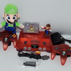 Red Mario Kart Nintendo 64 