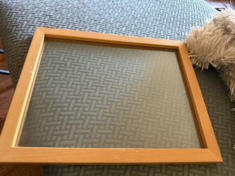 Wood frames 2 glass panes 13.5 x 10.5”