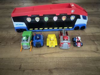 Paw Patrol Patroller And Additional Vehicles 