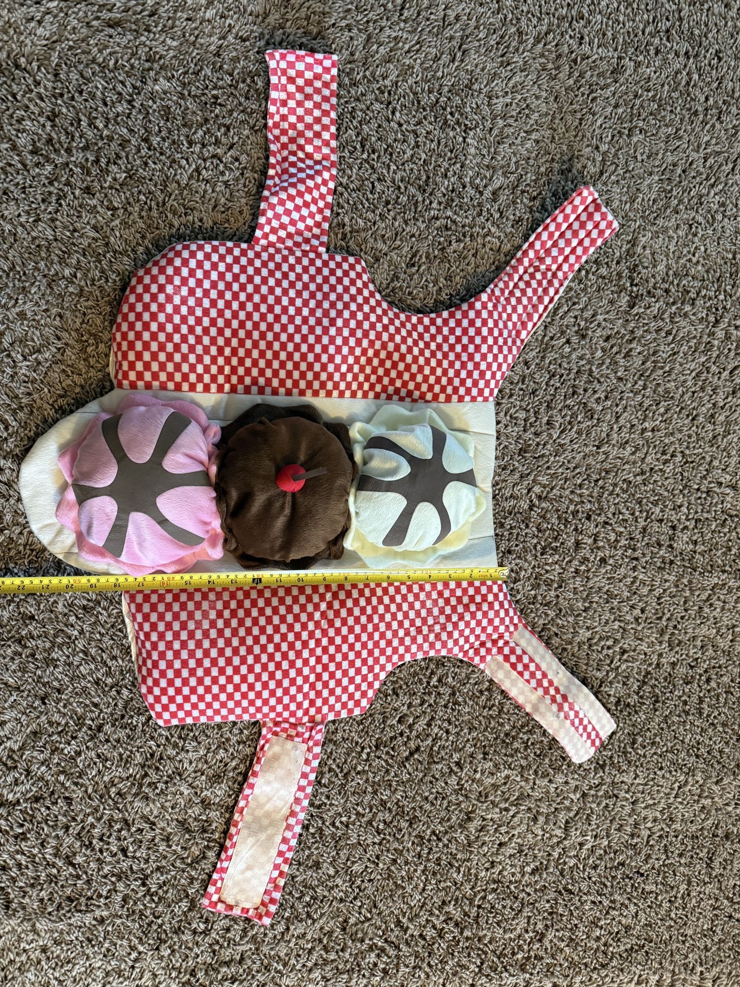 Top Paw ICE CREAM SUNDAE DOG HALLOWEEN COSTUME ~ Size M