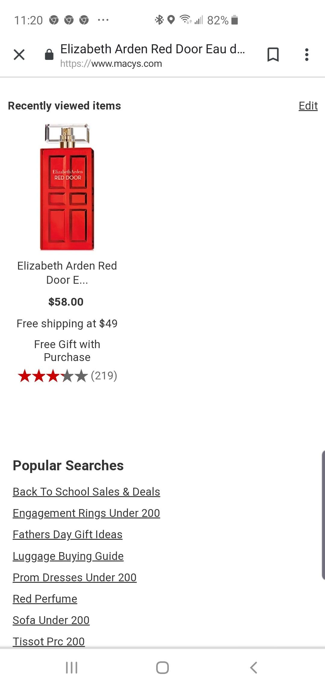 Brand new unopened RED DOOR by Elizabeth Arden