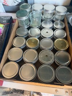 Small glass containers 32 of them $30