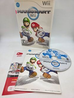 Mariokart Wii Mario Kart CIB Complete in Box Nintendo Wii