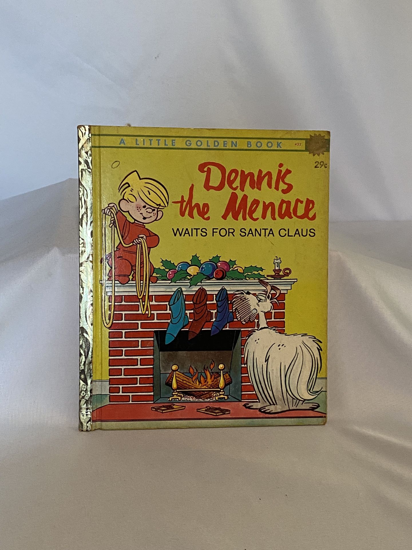 Dennis The Menace Waits For Santa Claus