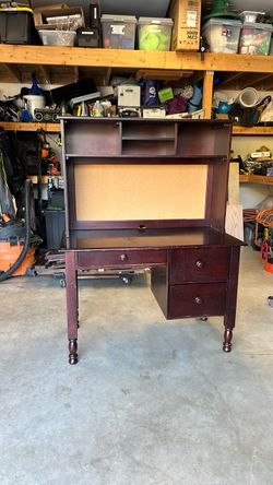 Pottery Barn desk with hutch