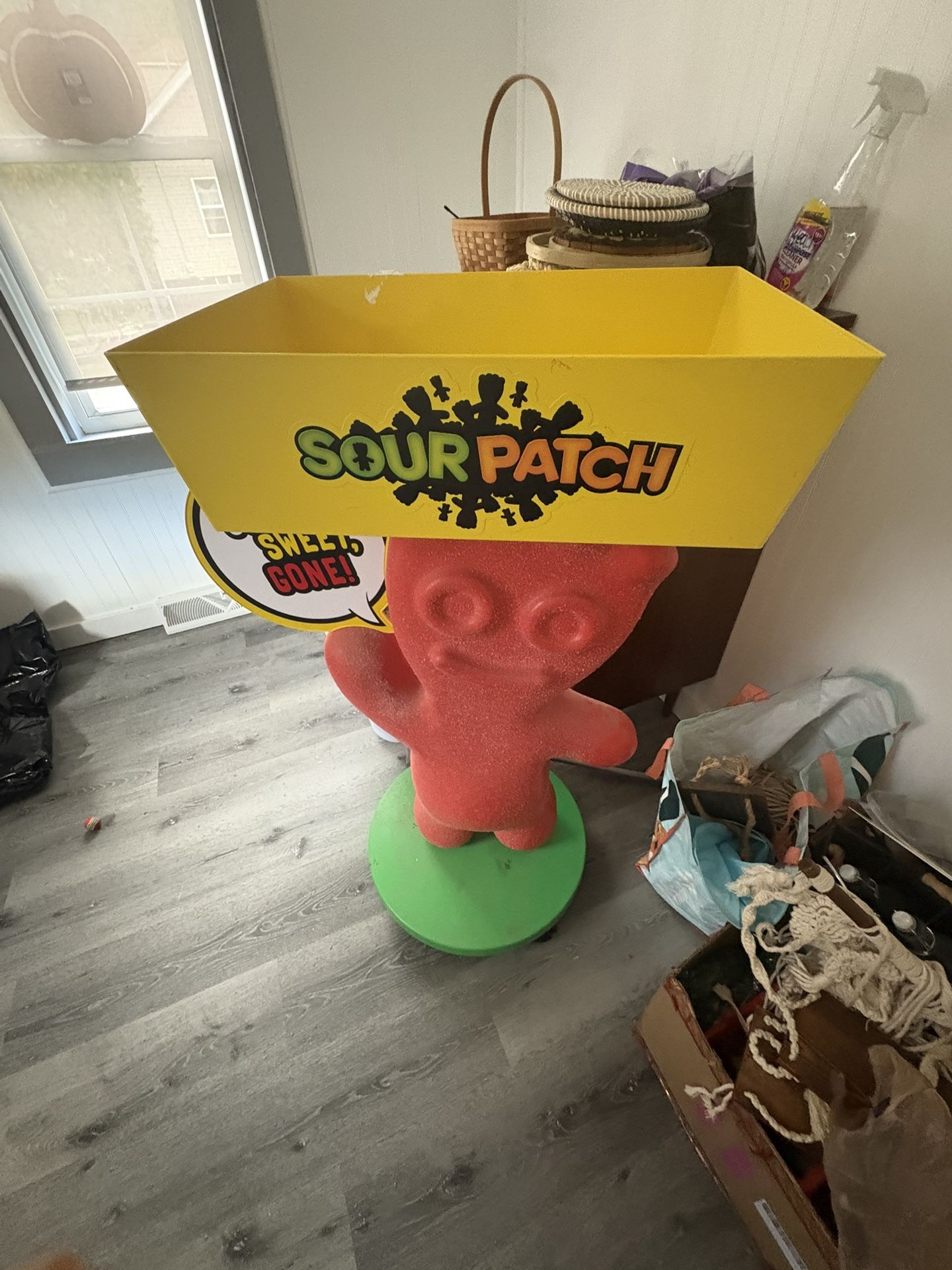 Sour Patch With Basket Holder On Top .