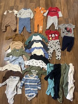 Baby boy clothes size 0-3 months all for $25