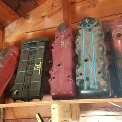 Powder coated valve covers