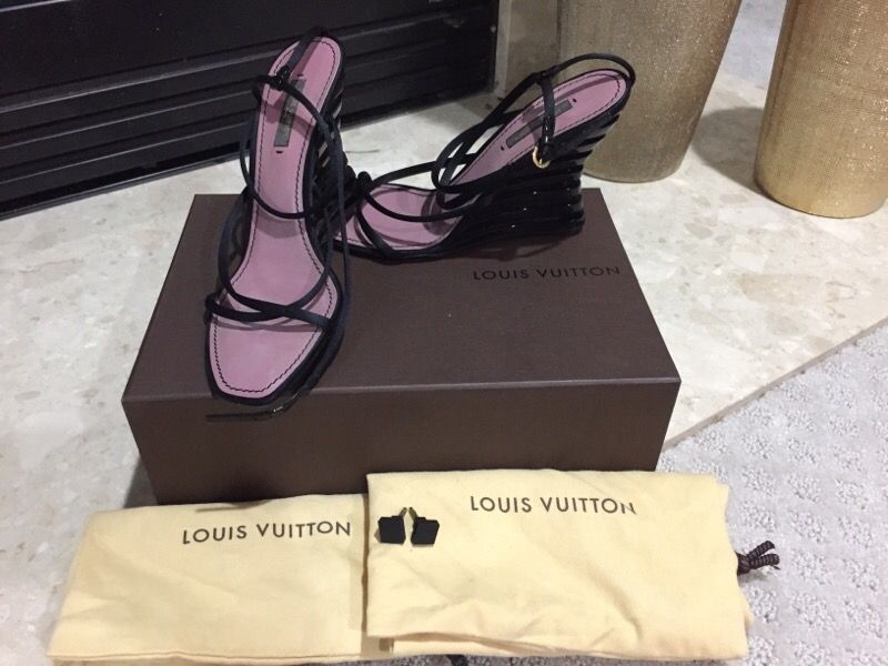 Louis Vuitton wedge sandals