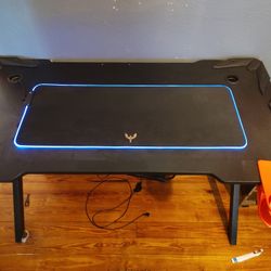 47 Inch Custom LED Gaming Desk
