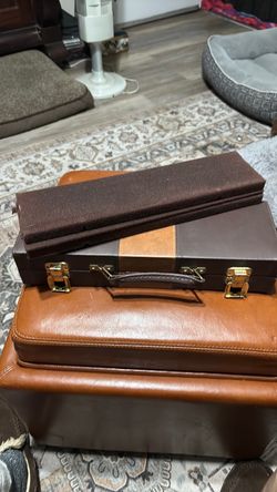 VintageRummy tile w faux leather case