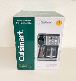 NEW Cuisinart Coffee Center 2-IN-1 Coffee Maker and Single-Serve Brewer, SS-16BKS