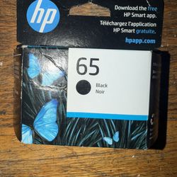 HP 65 Ink Cartridge Black Noir 